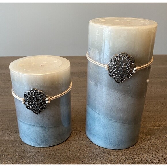New & Sealed Pier 1 Imports SNOWY BIRCHScented Candle Pillar CandlesPier One